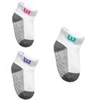 Wilson 5 Pares de Tines cortos para Bebé Niña, Color Blanco Planta Jaspe ,Talla 24 - 36 meses, Afelpados