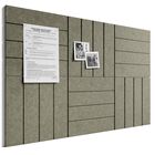 Tablero De Anuncios Bumusty 91 cm X 61 cm Marr&oacute;n Tierra De Fieltro