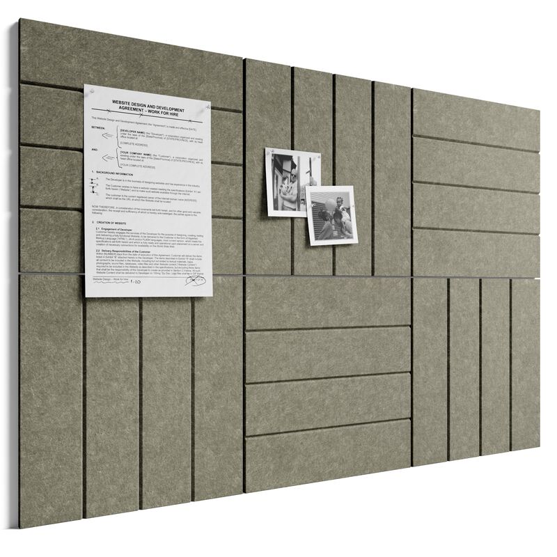 Tablero De Anuncios Bumusty 91 cm X 61 cm Marr&oacute;... image number null