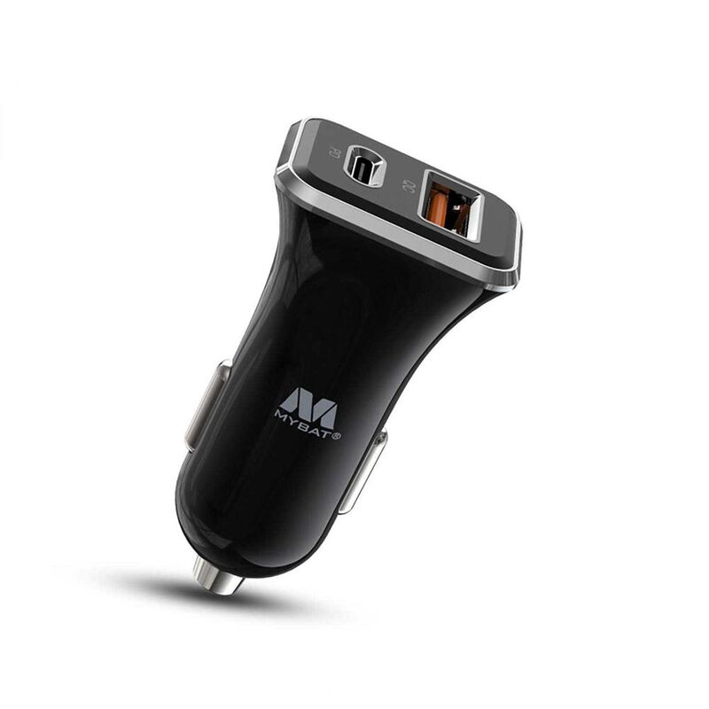 Cargador Auto Mybat Plug In 20w Dual Usb-c Usb-... image number null