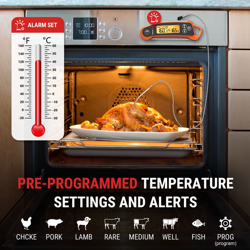 Term&oacute;metro Digital Para Carne Thermopro Tp710 R... image number null