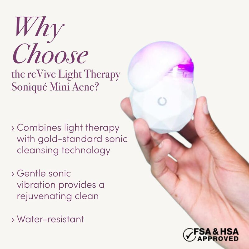 Cepillo De Limpieza Facial Revive Light Therapy... image number null