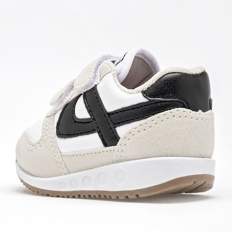 Panam Tenis para bebé niño. Late blanco negro image number null