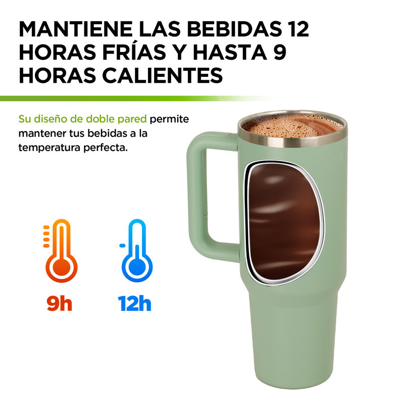 Termo para Agua y Caf&eacute; Acero Inoxidable HIKEO image number null