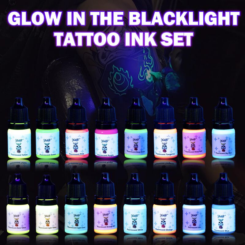 Juego De Tintas Para Tatuajes Ybeauty, 16 Color... image number null