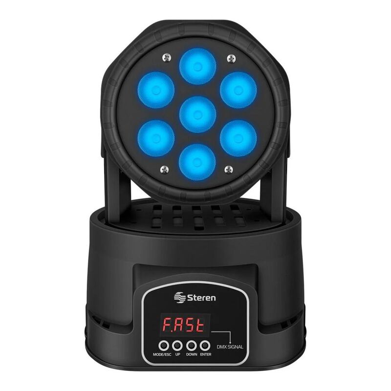 Mini cabeza móvil LED RGBW DMX image number null