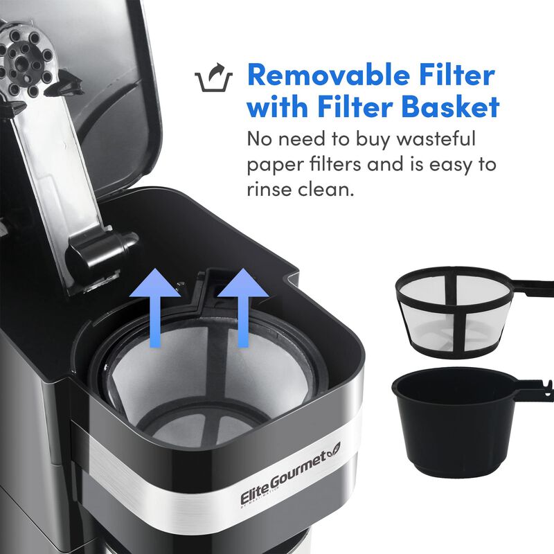 Cafetera Elite Gourmet Ehc114 Con Taza T&eacute;rmica ... image number null