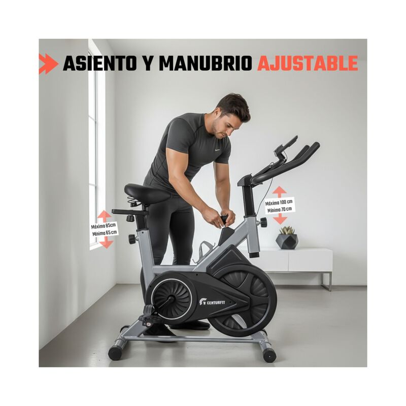 Bicicleta Fija Spinning Estatica 8kg Ejercicio ... image number null