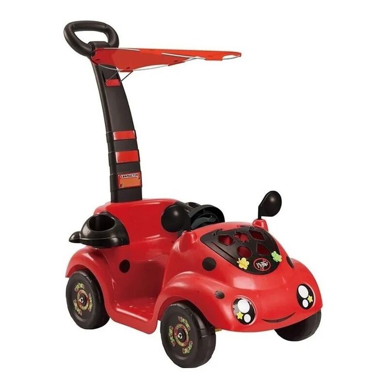 Carrito Montable Bebe Sombrilla Ni&ntilde;o Push Car image number null