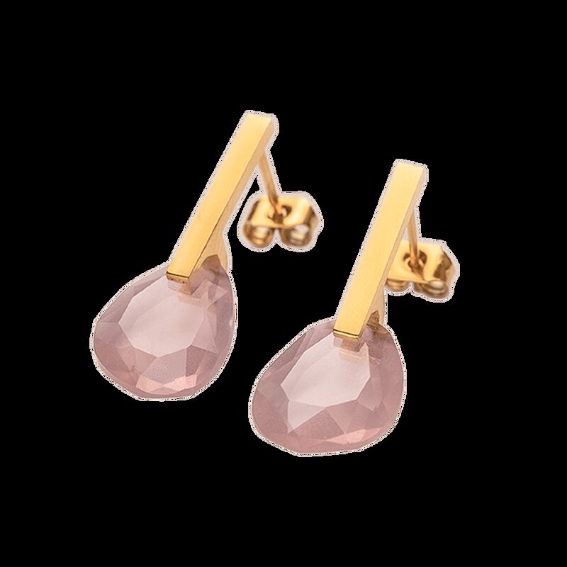 Aretes Mujer Acero Inoxidable Cristal, Regalos ... image number null