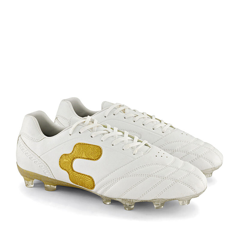 Charly tenis deportivo para hombre blanco dorad... image number null