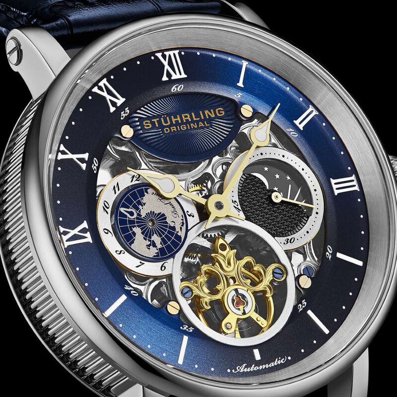 Reloj Stuhrling para hombre 1015.02 autom&aacute;tico ... image number null