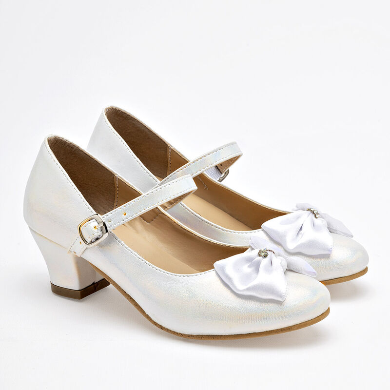 Caramel Zapato de graduaci&oacute;n para ni&ntilde;a blanco image number null