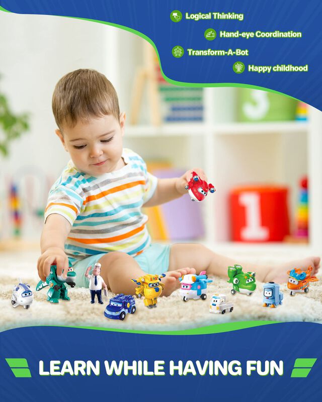 Paquete De 15 Unidades Toy Super Wings Transfor... image number null