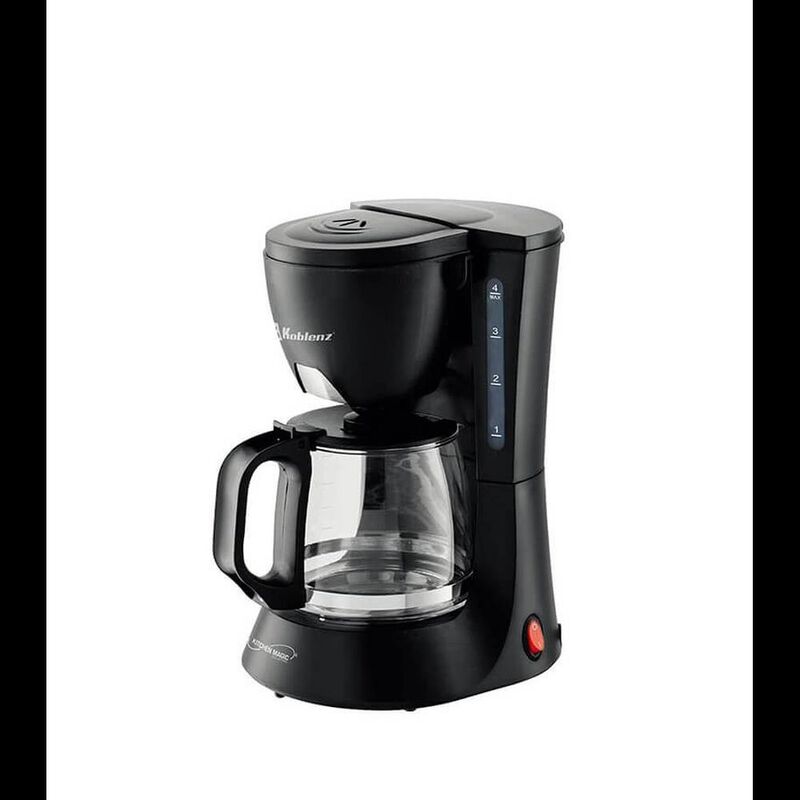 Cafetera 4 Tazas KOBLENZ CKM-204 N 600 W image number null