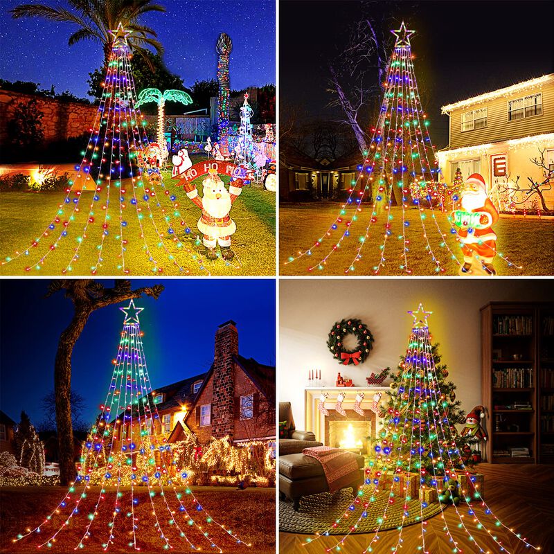 Luces De Cadena Funiao 320 Led Multicolor Con R... image number null