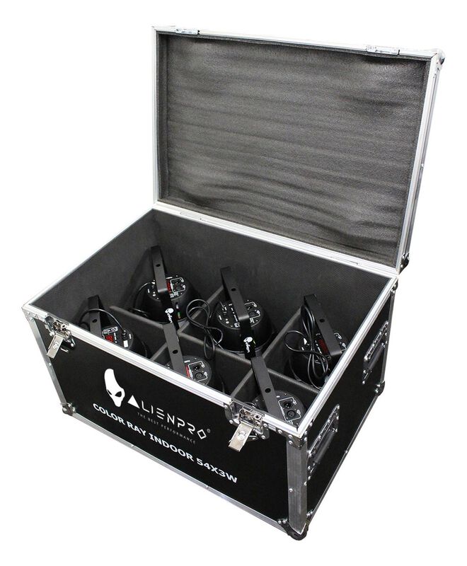 Set 6 Ca&ntilde;ones Par 54x3 I Alienpro Wash Arquitec... image number null