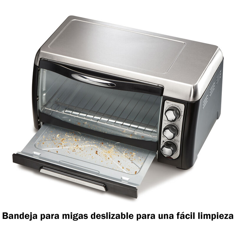 Horno Tostador PS 6 Rebanadas Negro con Acero 3... image number null