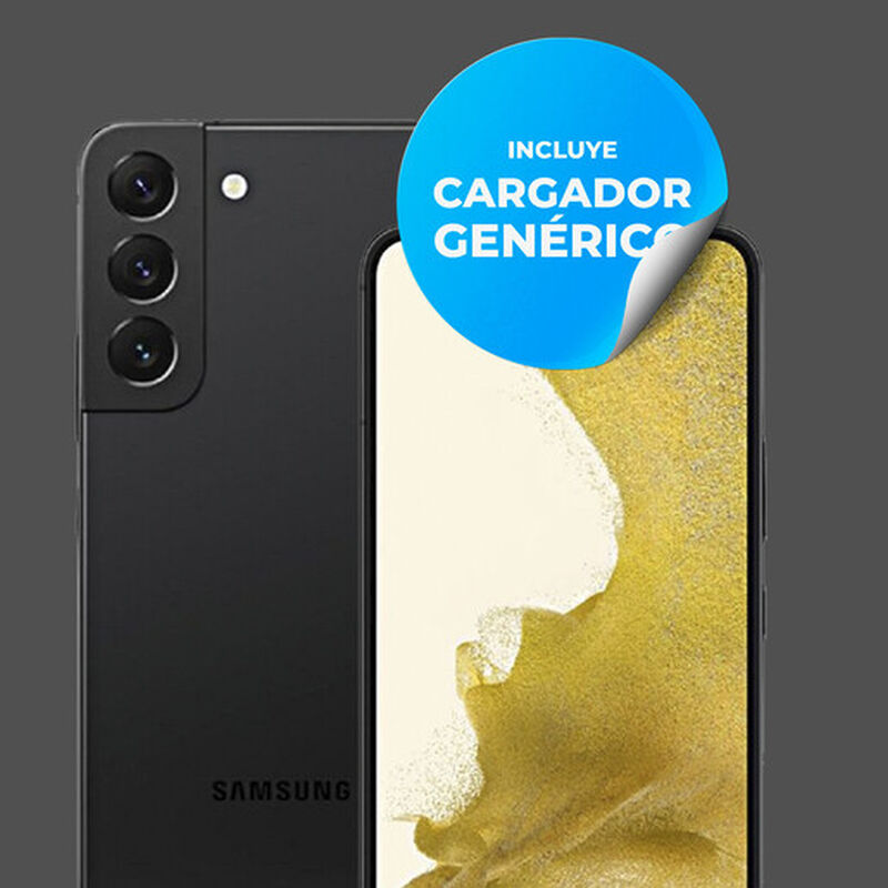 Galaxy S22 Nuevo 256Gb Negro + Cargador Gen&eacute;ric... image number null
