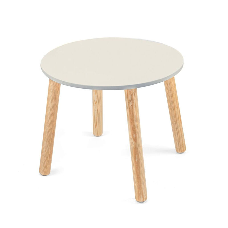 Mesa Infantil de Madera Circular para Niños-Ost... image number null