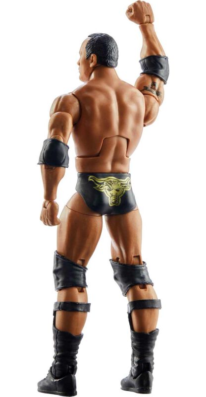 Figura De Acci&oacute;n Mattel Wwe The Rock Wrestleman... image number null