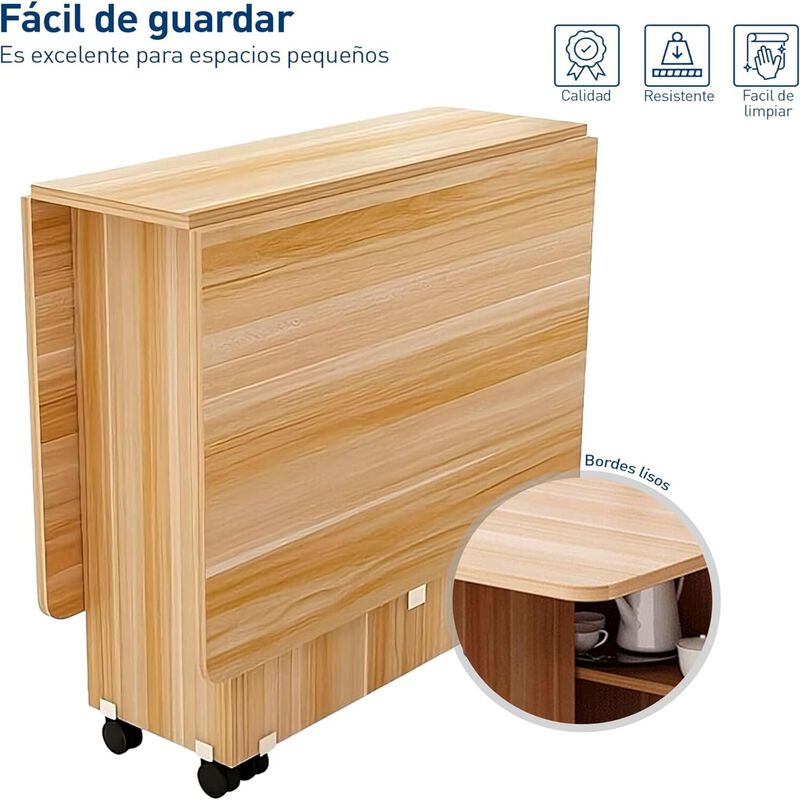 Mesa Plegable de Madera image number null