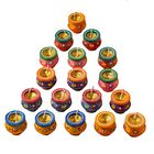 Diya De Arcilla Letz Celebrate &ndash; Paquete De 18, Rellenas De Cera (5 cm)