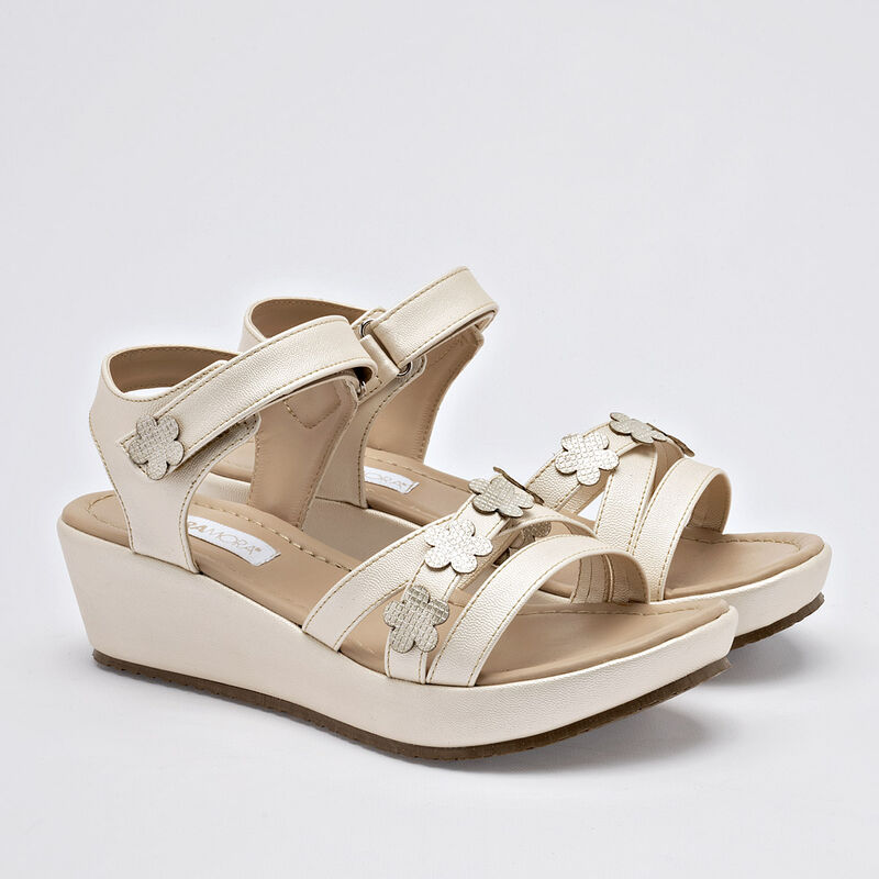 Moramora Zapato de graduaci&oacute;n para ni&ntilde;a beige image number null