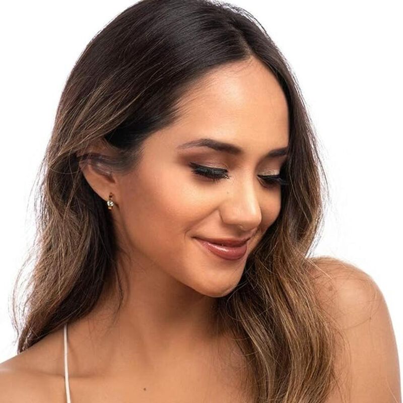 Arracadas Acero Inoxidable, Aretes Mujer Zircon... image number null