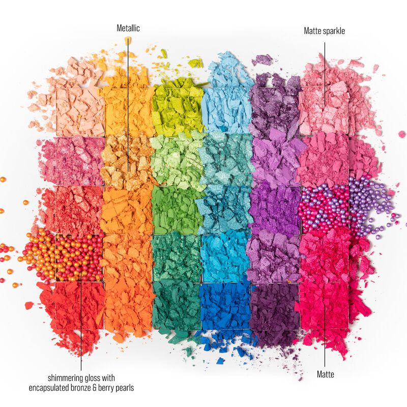 Paleta De Sombras De Ojos Tintark 30 Colores Be... image number null
