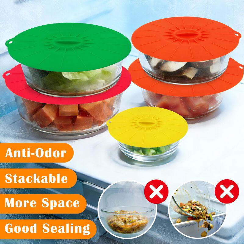 Tapas de Silicona Puideon 5 Piezas, Ajustables ... image number null