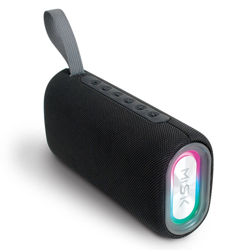 Misik Bocina Port&aacute;til Ms213 Negro Tws Con Luz L... image number null