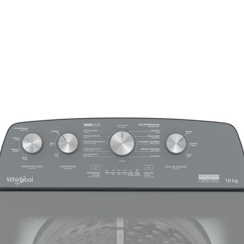 Lavadora Whirlpool Carga Superior 18 kg Xpert S... image number null