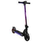 Scooter El&eacute;ctrico Para Ni&ntilde;os Con Luces Led Plegable Bater&iacute;a De Litio 24v Ruedas De Goma Soporta Hasta 60 Kg Negro