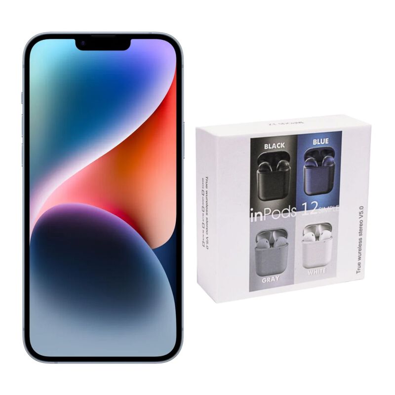 iPhone 14 128GB Azul E-SIM Reacondicionado + Au... image number null