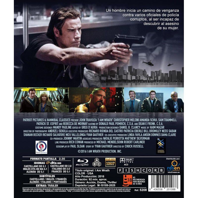 Yo Soy La Venganza [Blu-ray] (2016) I Am Wrath image number null