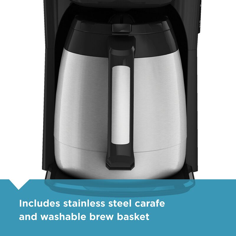 Cafetera T&eacute;rmica Black+decker De 12 Tazas Con A... image number null