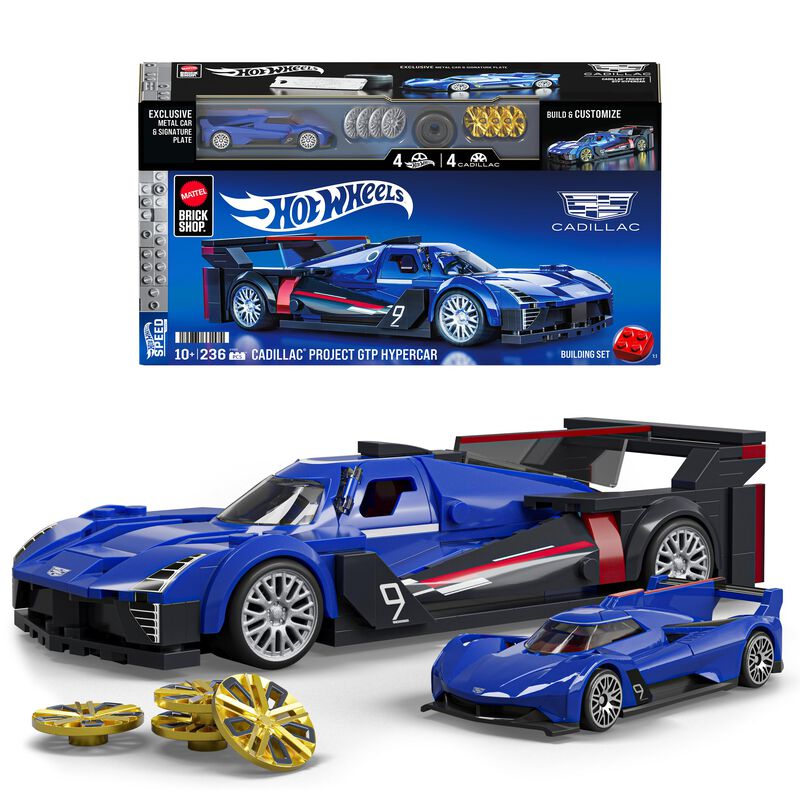 Set De Construcci&oacute;n Mattel Brick Shop Hot Wheel... image number null
