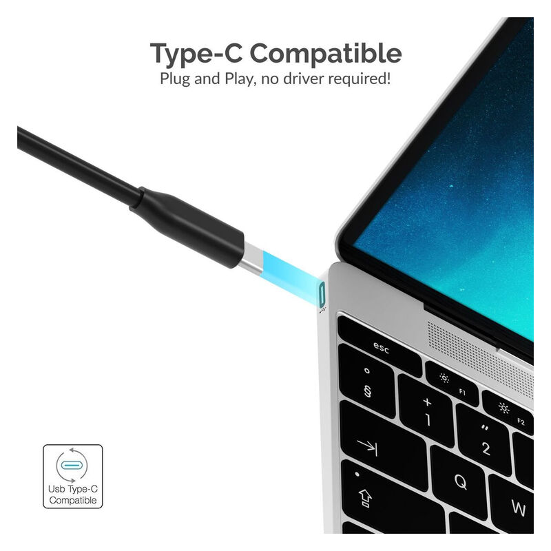 Concentrador USB Tipo C Multipuerto SABRENT HB-... image number null