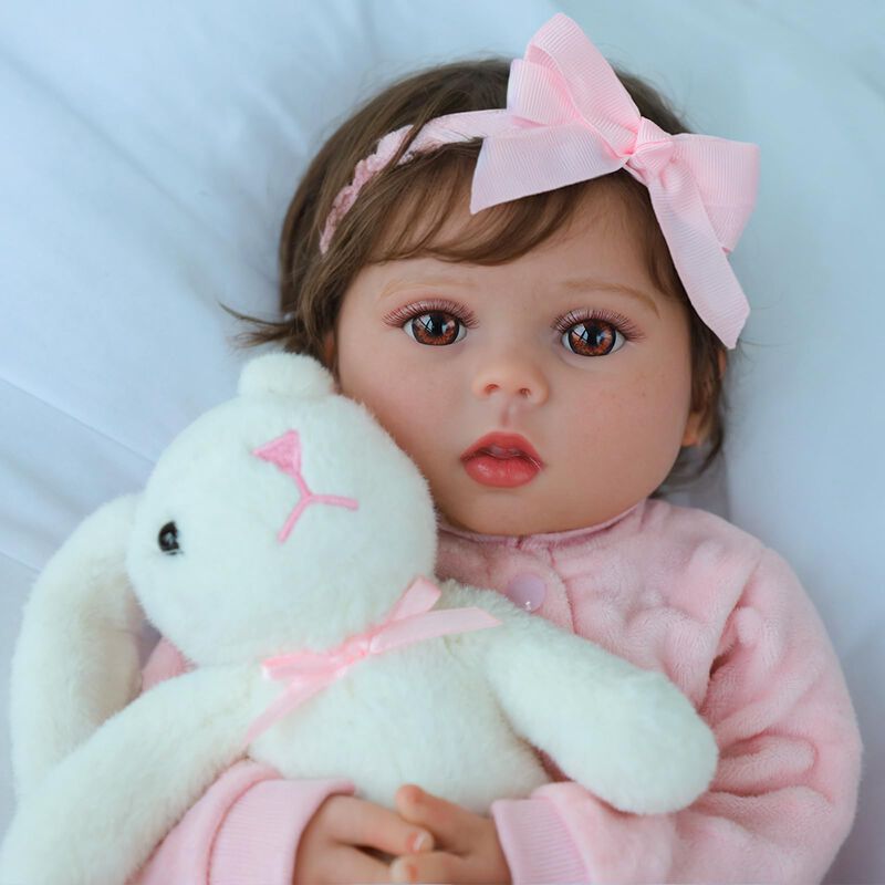 Mu&ntilde;eca Reborn Scom Realistic Reborn De Silicona... image number null