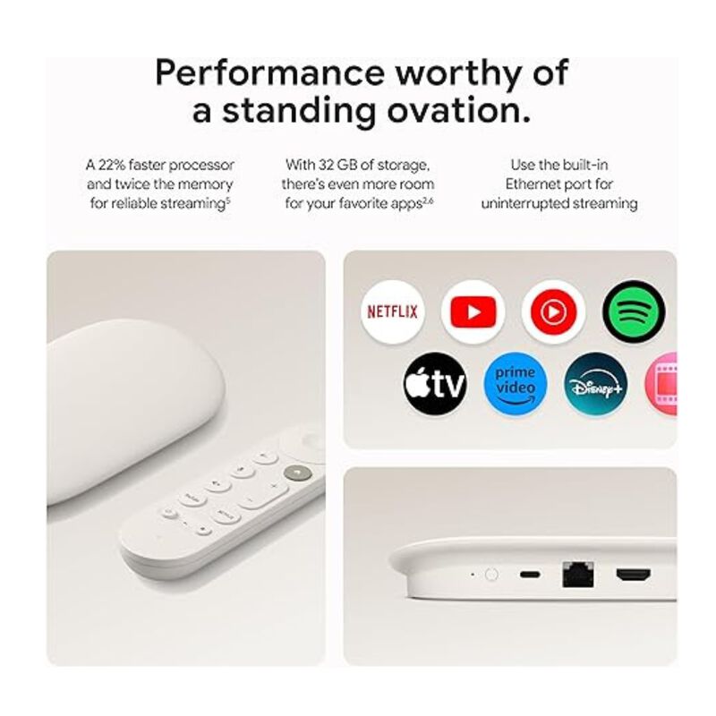 Dispositivo Streaming Google TV Streamer 4k - B... image number null