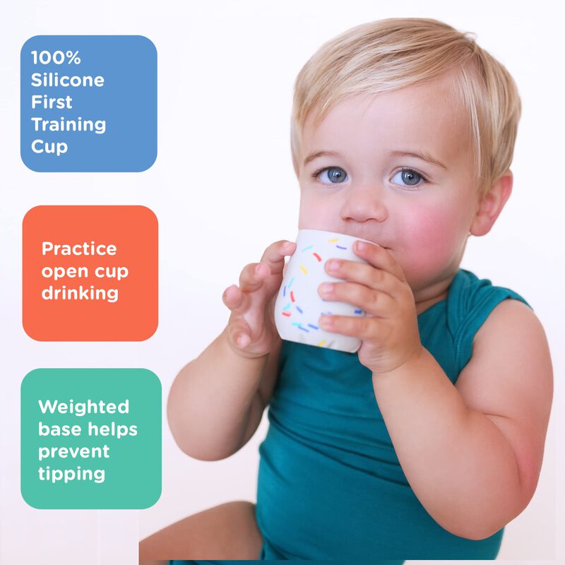 Training Cup Nuby Silicone Confetti/sprinkles, ... image number null