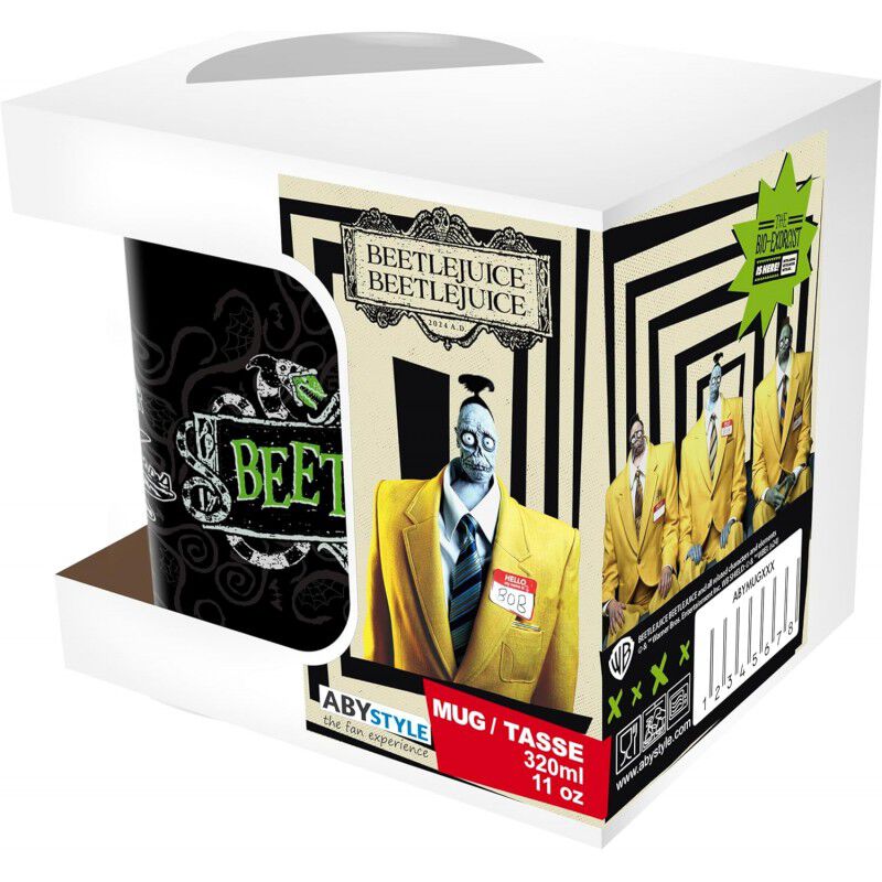 Taza Beetlejuice 1988 Cer&aacute;mica 320 mls image number null