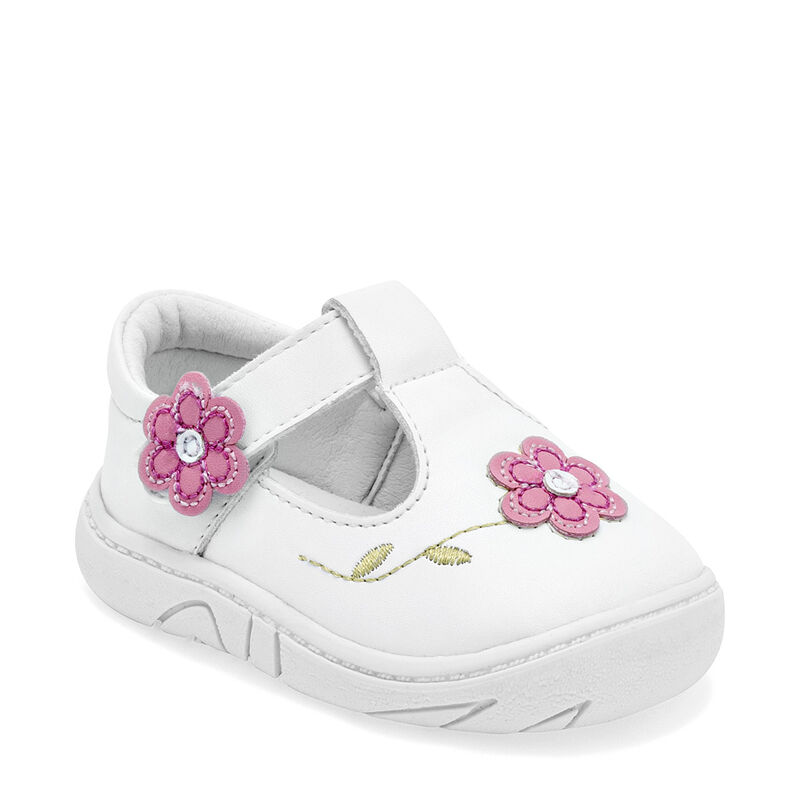 Ensue&ntilde;o Zapatitos para beb&eacute; ni&ntilde;a blanco rosa image number null