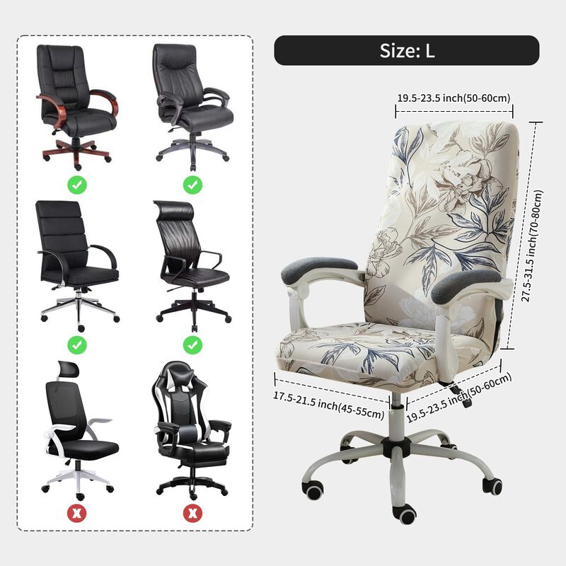 Funda Para Silla De Oficina Forcheer, Grande, E... image number null
