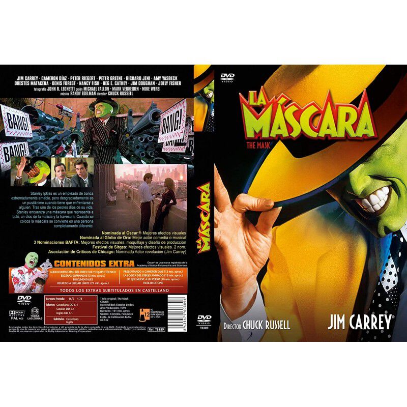 La M&aacute;scara [dvd] (1994) The Mask image number null