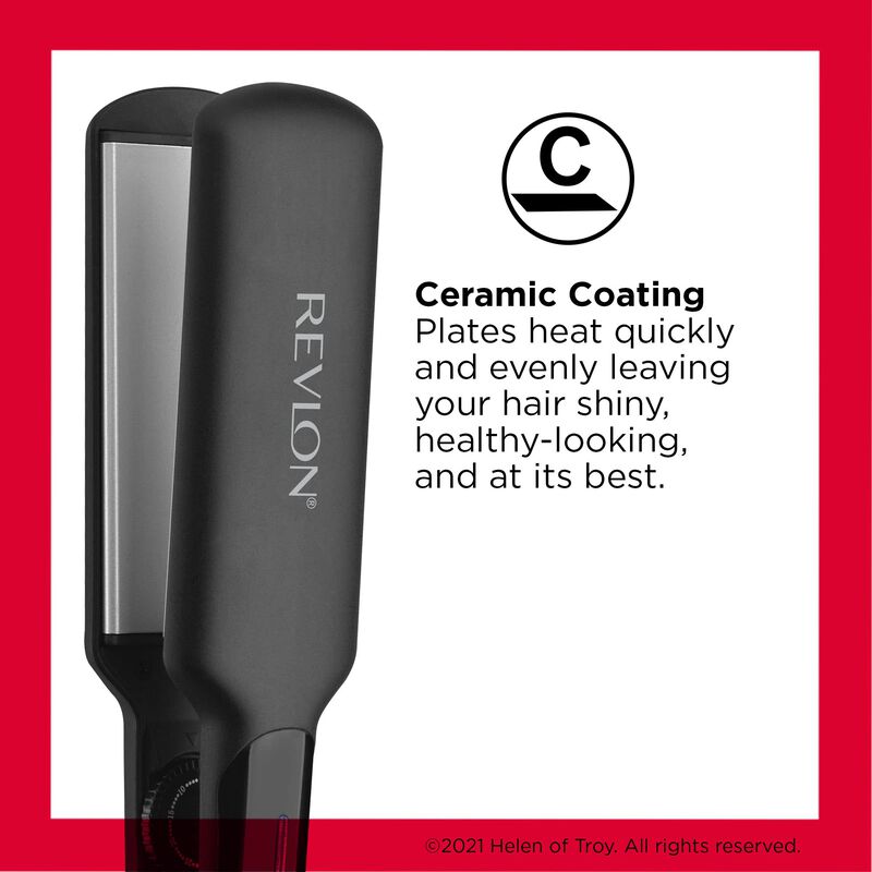 Plancha De Pelo Revlon 5 cm Recubierta De Cer&aacute;m... image number null