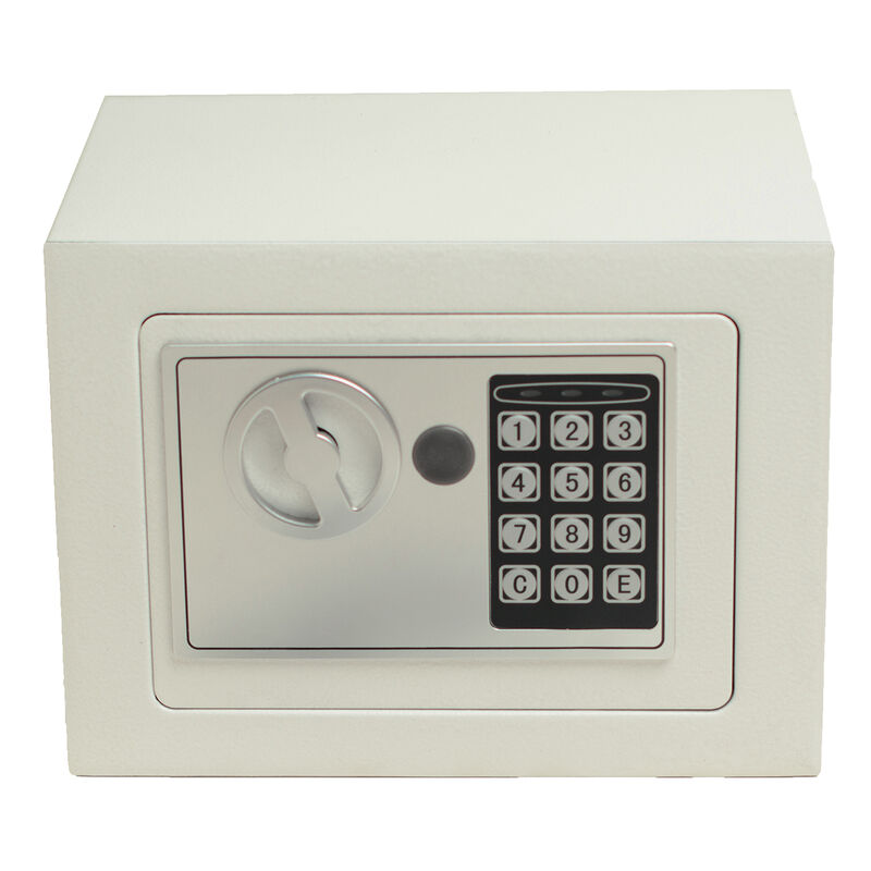 Caja fuerte de seguridad con llave y c&oacute;digo PER... image number null