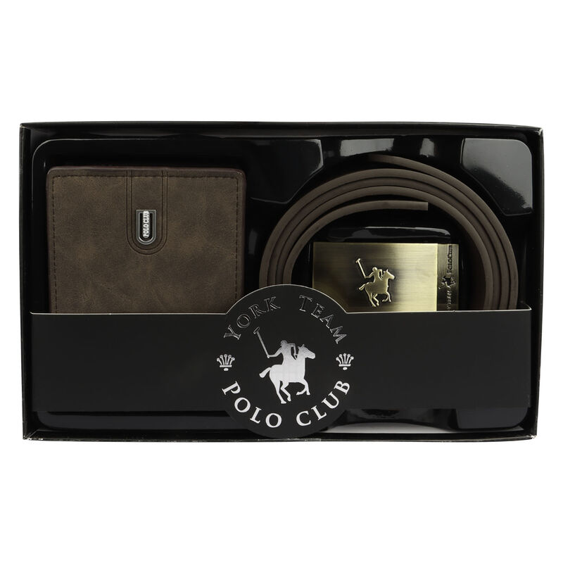 Set Cartera Y Cintur&oacute;n Yorkteam Polo Club Hombr... image number null