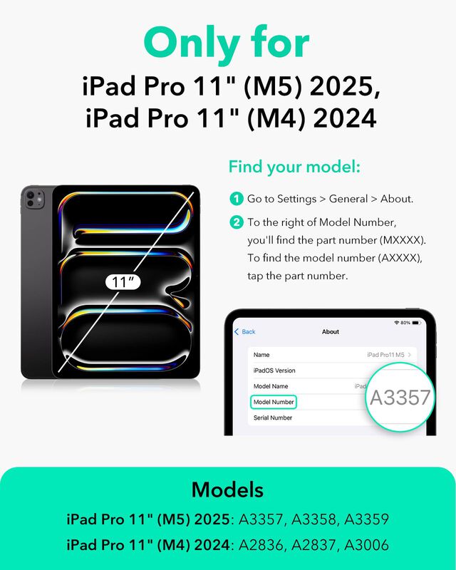 Protector De Pantalla Esr Para Ipad Pro 11 Pulg... image number null
